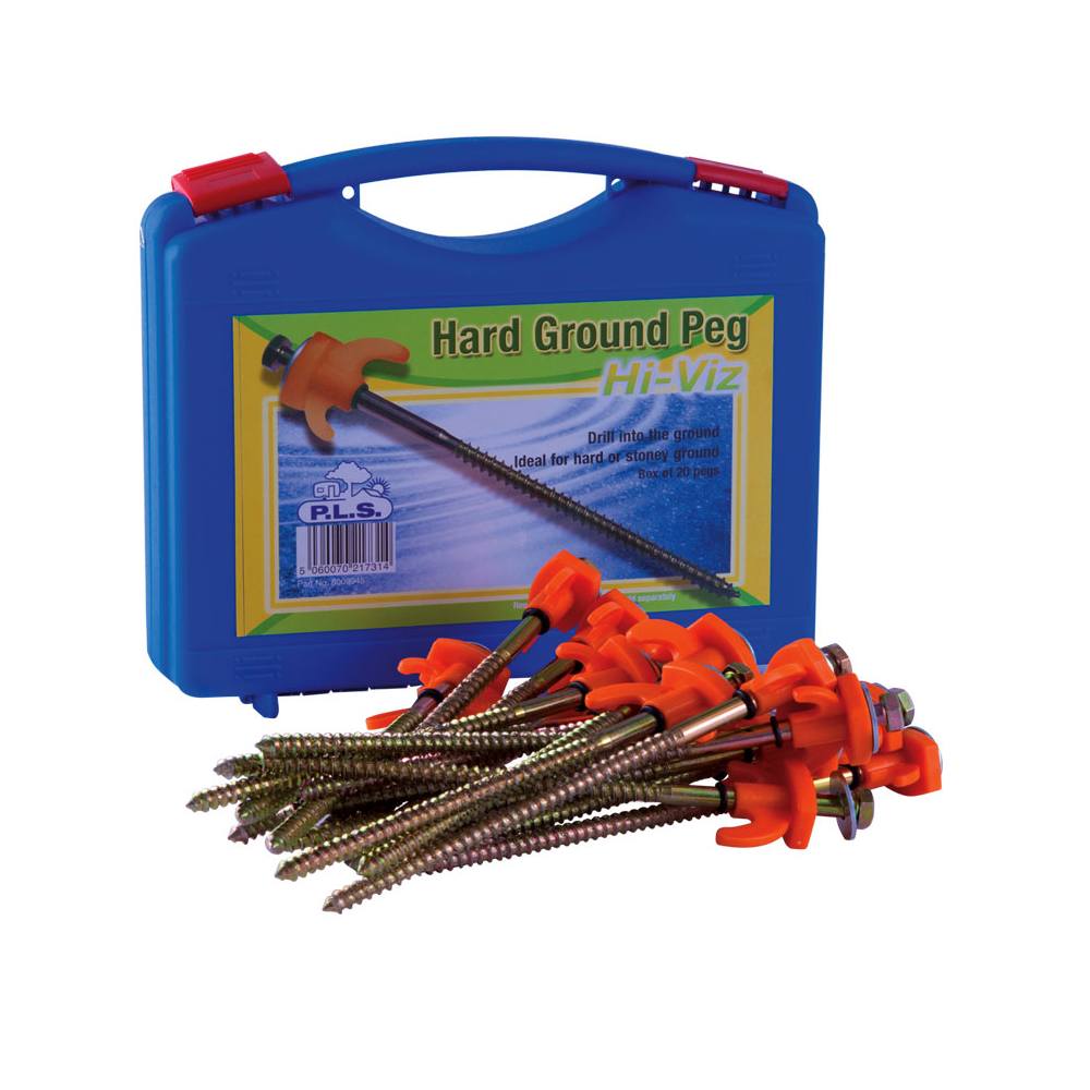 Hi-vis hard ground peg