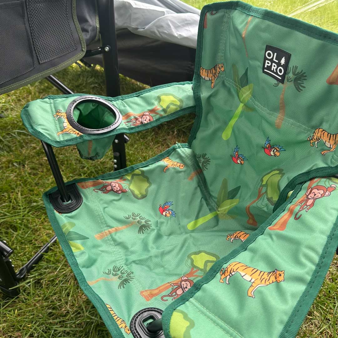 OLPRO - Kids Camping Chair Jungle Print | FU112