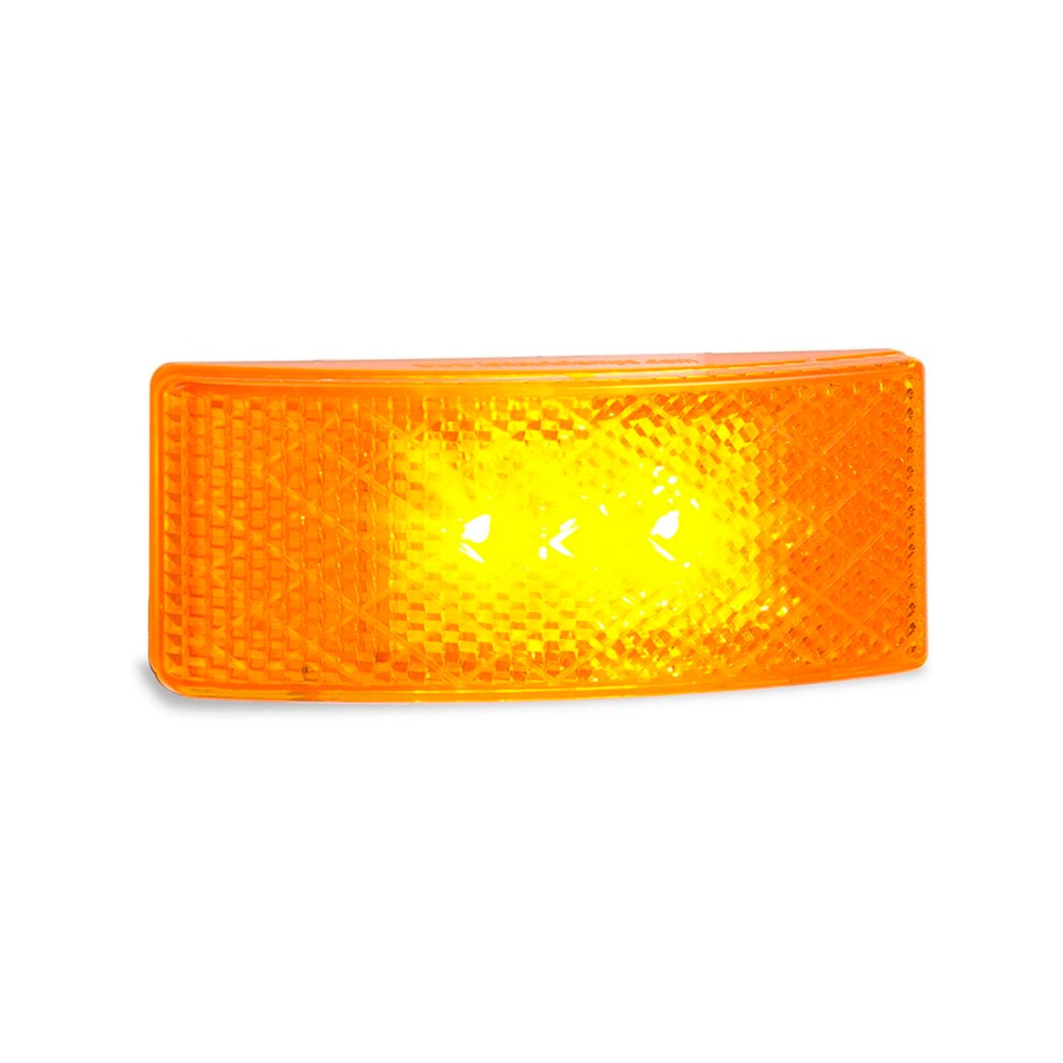 LED side marker lamp with reflector 12V 24V