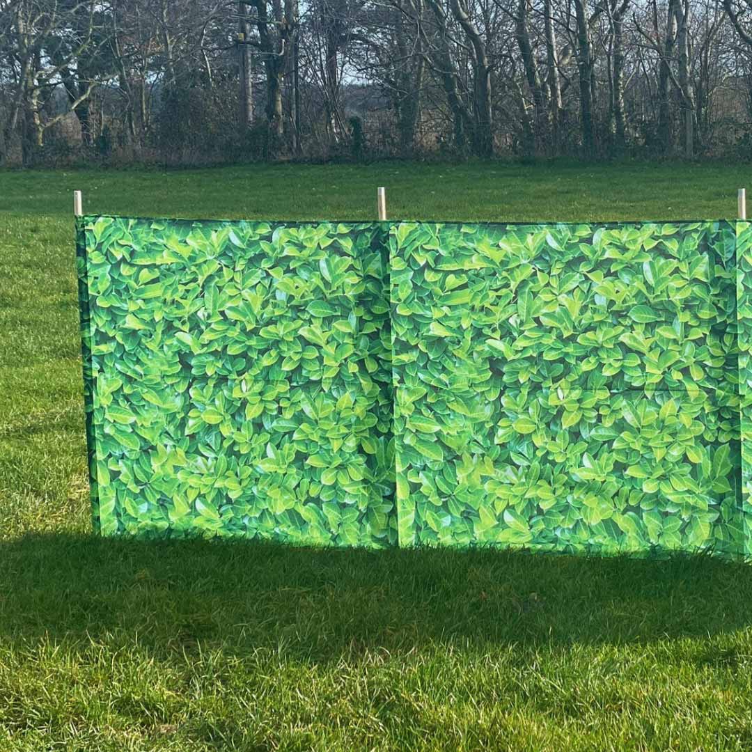 OLPRO - Laurel Hedge Folding Wooden windbreak 5 pole | OL669