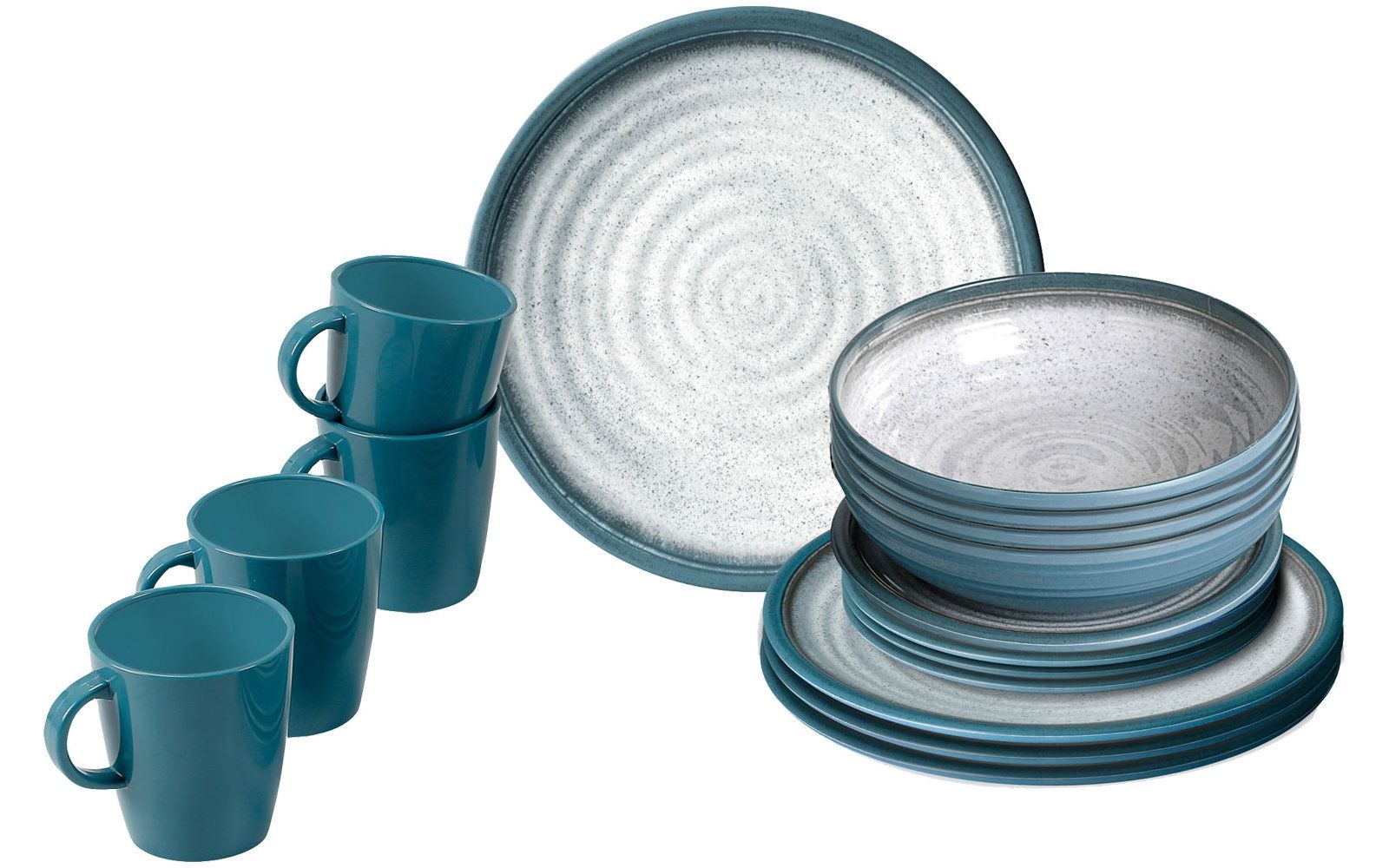 Brunner - Lunch Box 16pc StoneTouch Outdoor Dining Set