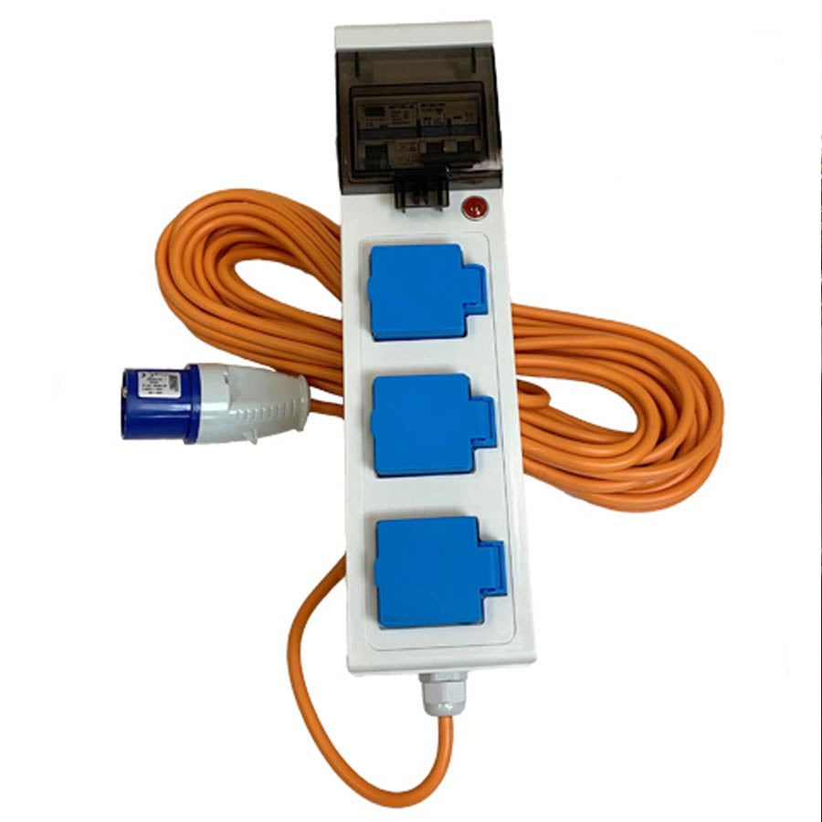 Mobile Mains Power Unit 230V 10A with 15m Cable MP3765