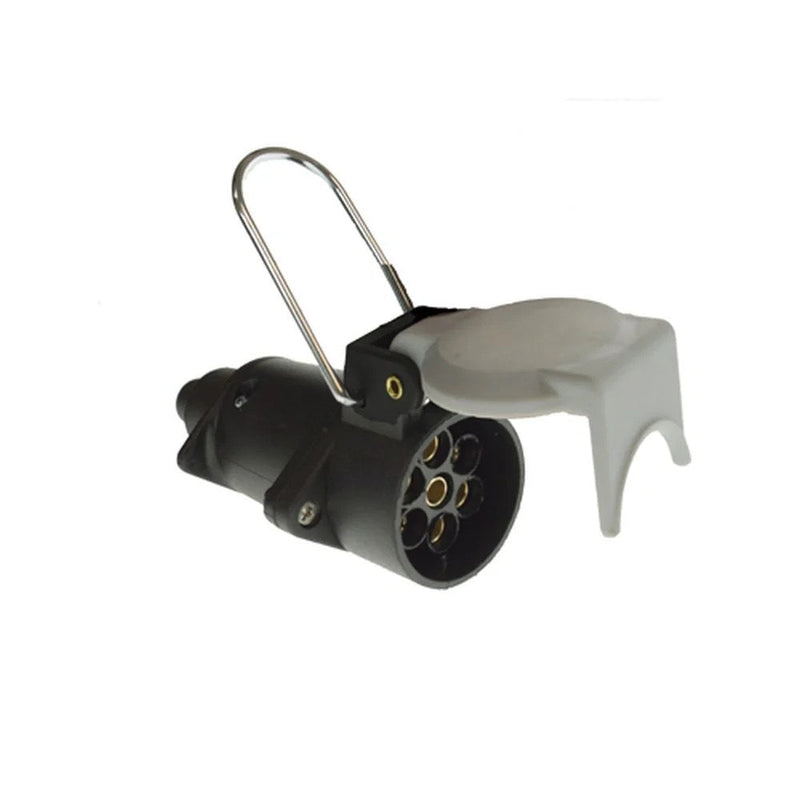 Maypole 15 Pin Socket Maypole caravan electric 7 pin extension lead socket with grey flap
