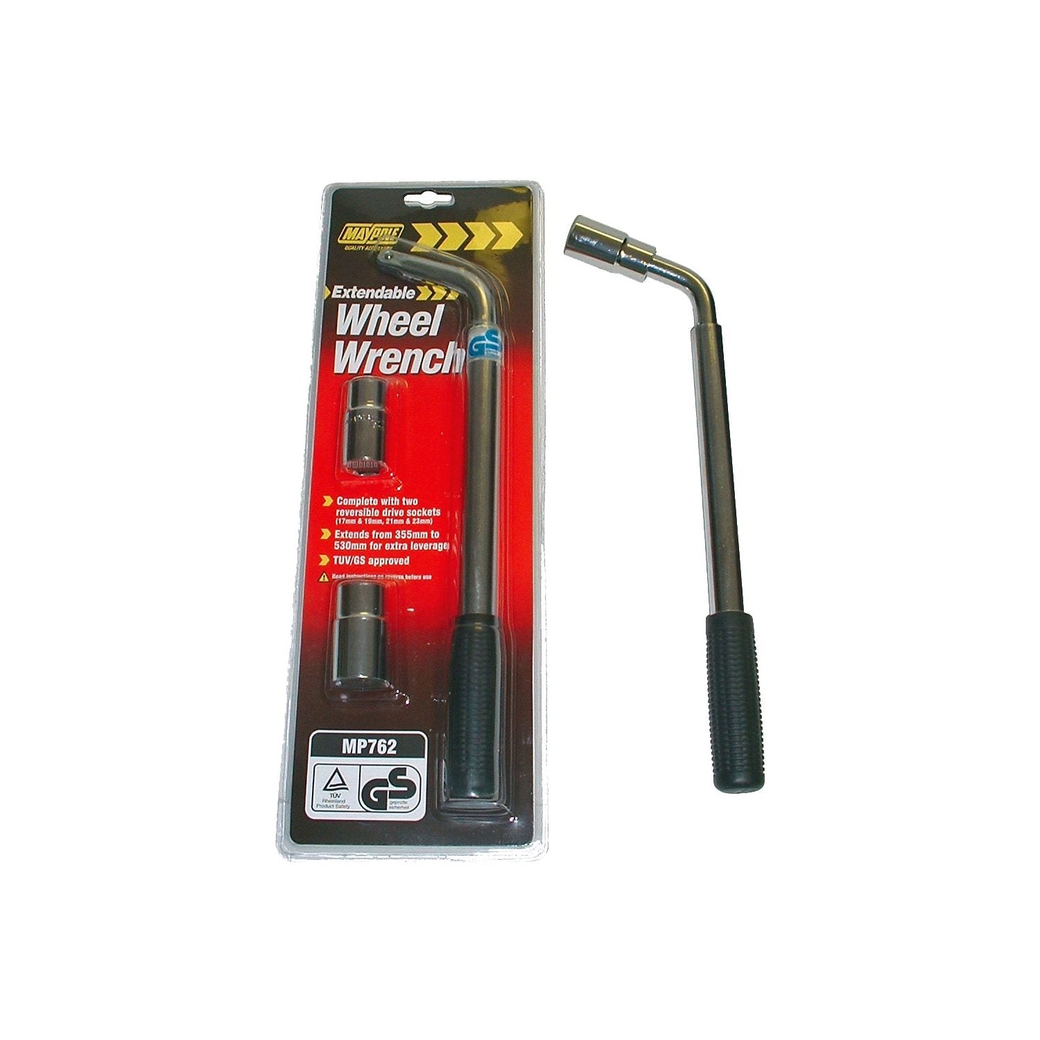 Extendable Wheel Wrench 17mm 19mm 21mm and 23mm