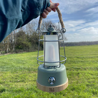 OLPRO - Retro Dimmable Lantern - Sage Green | OL574