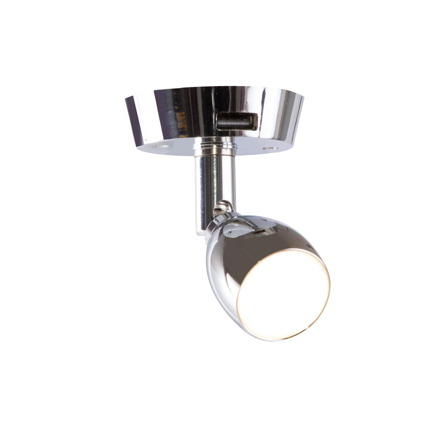 Sabik chrome switched directional spotlight with USB