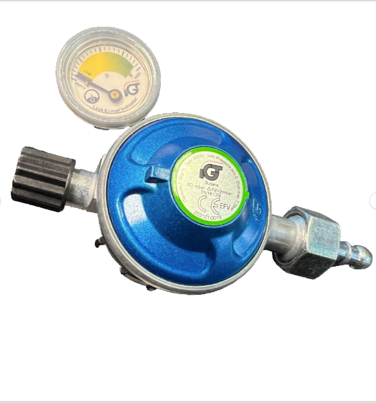 IGT - Campingaz Regulator with Twist Lock C/W and Manometer