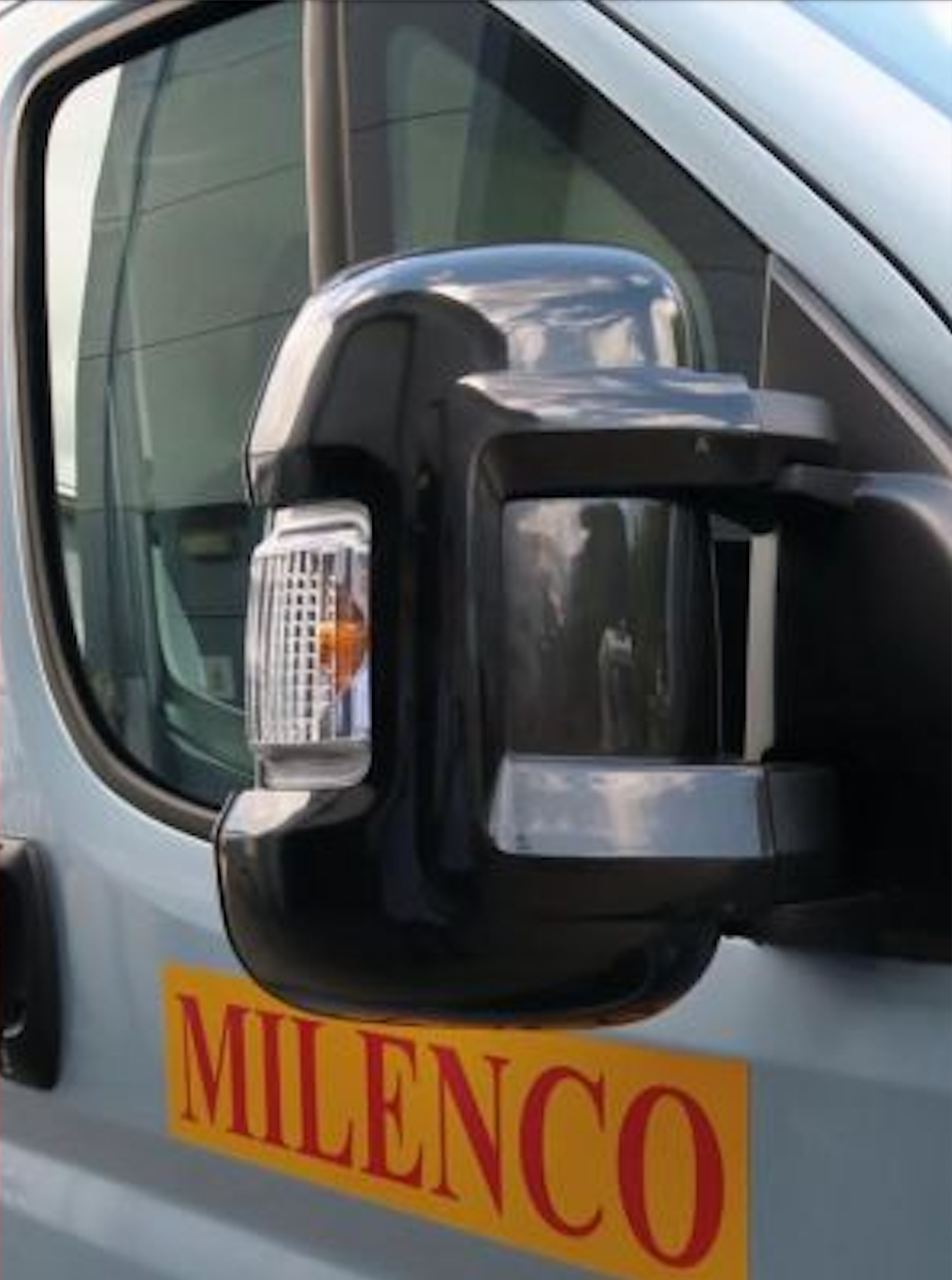Milenco - Ducato / Boxer / Relay Short Arm Mirror Protector Bumpers (Van Version)