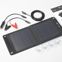 PV Logic - Fold Up 8w 12v Solar Battery Maintainer