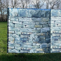 OLPRO - Stone Wall Folding Wooden Windbreaks 5 Pole | OL670