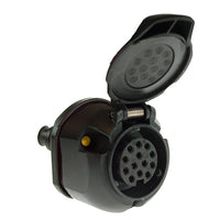 Maypole - 12V 13 pin Euro towing socket with gasket | MP129