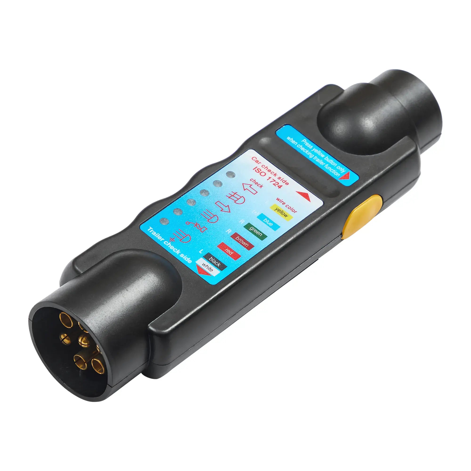 Vechline - 7 Pin Trailer Plug Tester | Towing Socket Diagnostic Tool