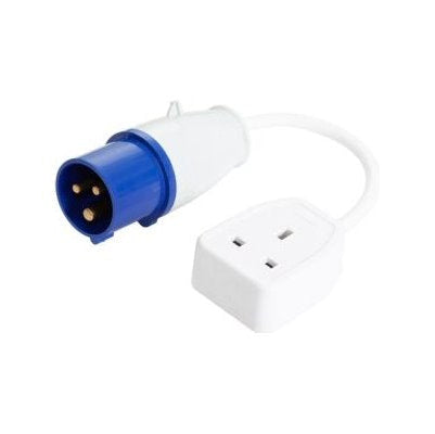 Vechline - 13A Trailing Socket | 16A CEE Plug to UK Socket IP44 230V