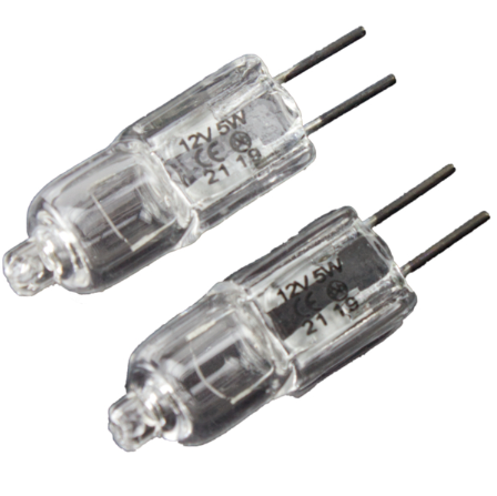 W4 - 12V 5W G4 Halogen Bulbs | Interior Spotlight (Twin Pack)