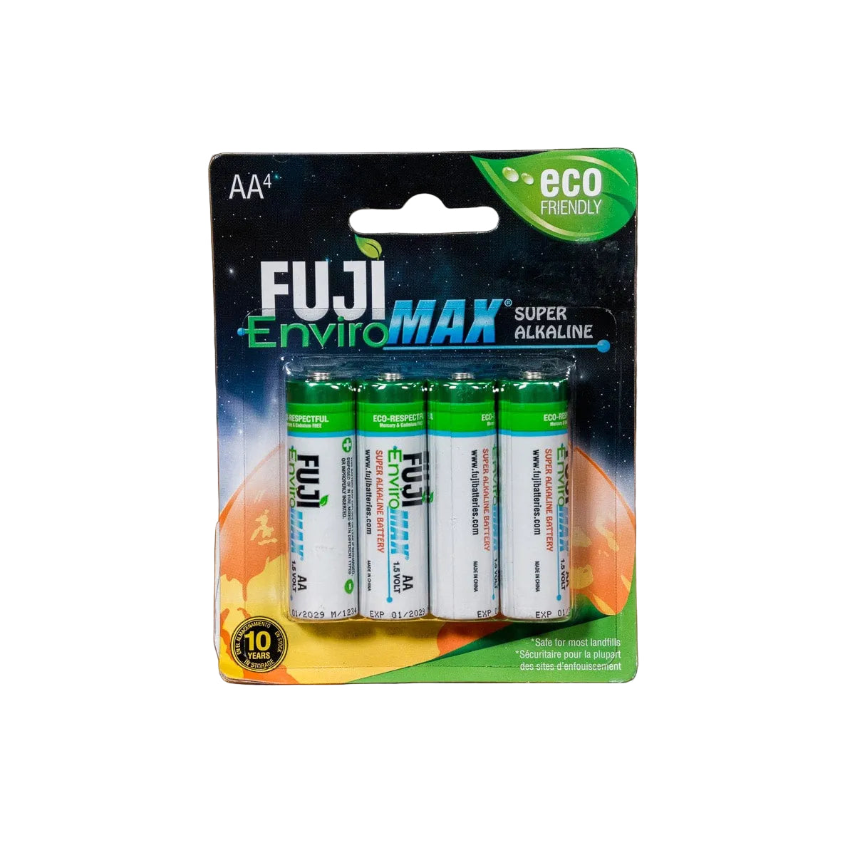 Fuji - Enviromax AA Batteries | Long Lasting Power (4 Pack)