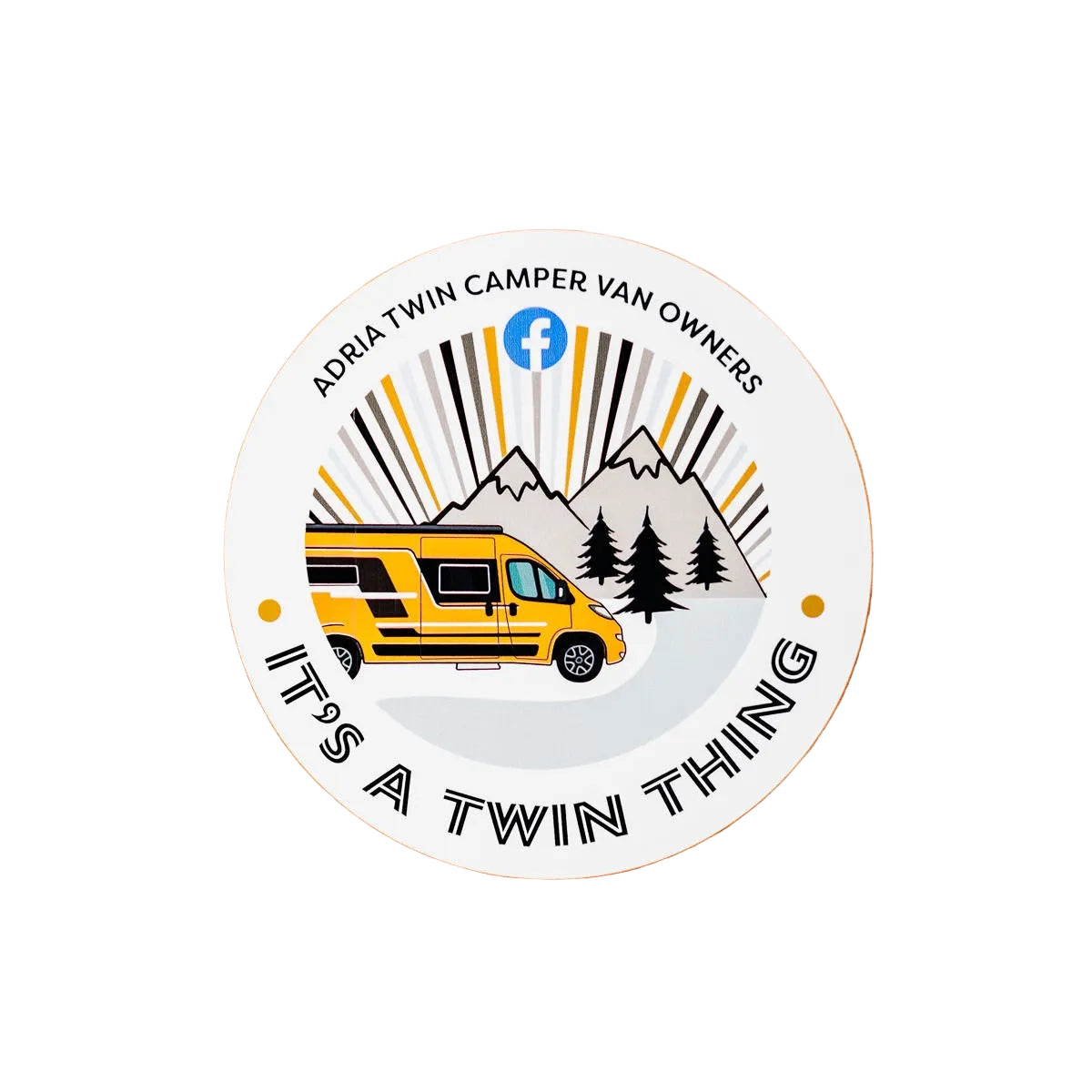 Adria - Twin Camper Van Owners Sticker