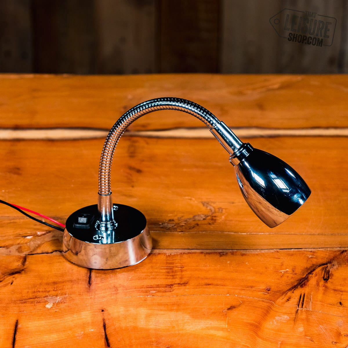 Leisure Glow - Aludra aluminium switched flexi spotlight