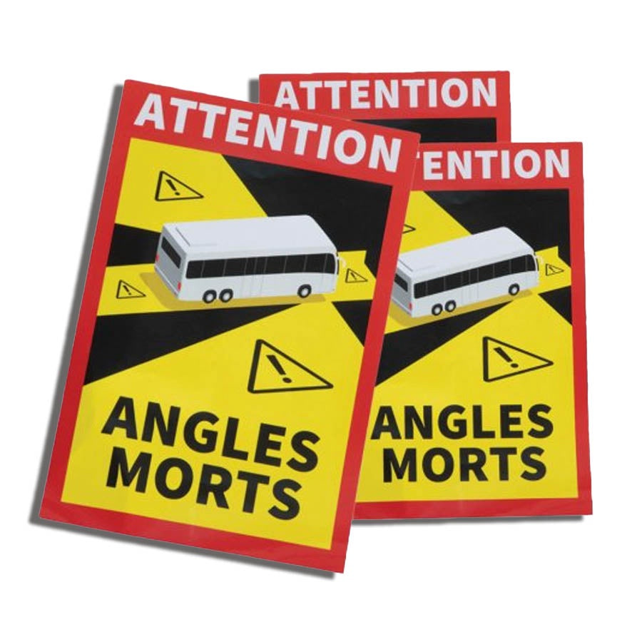 Angles Mort motorhome sticker