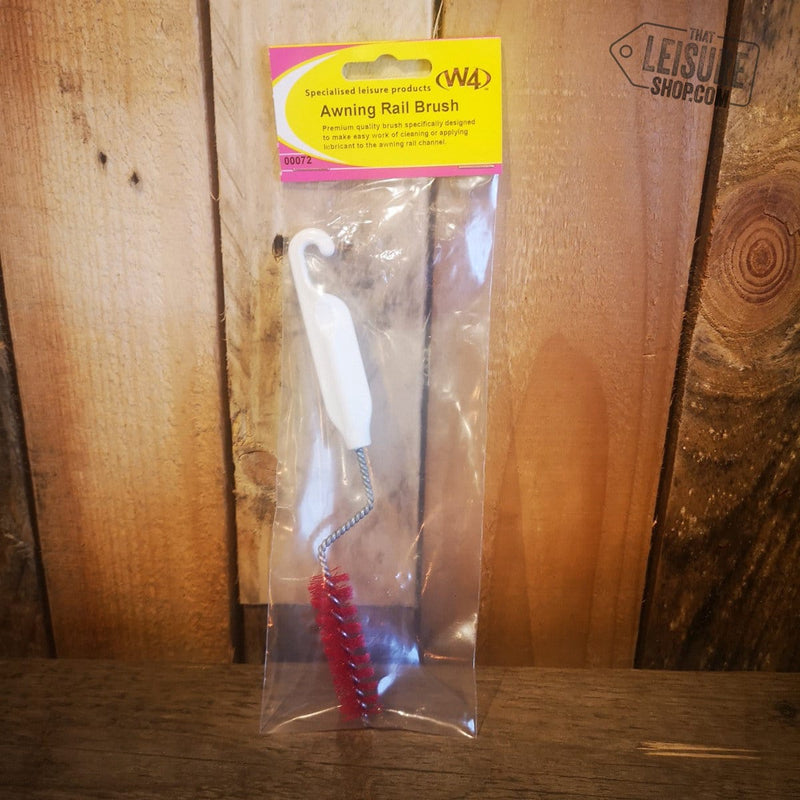 Awning rail brush