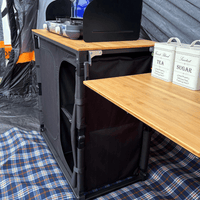 OLPRO - Bamboo Camp Kitchen with side Table | FU561