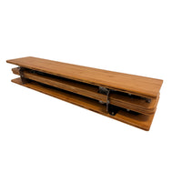OLPRO - Bamboo Camping Table 4 Folding 80cm x 60cm | FU549