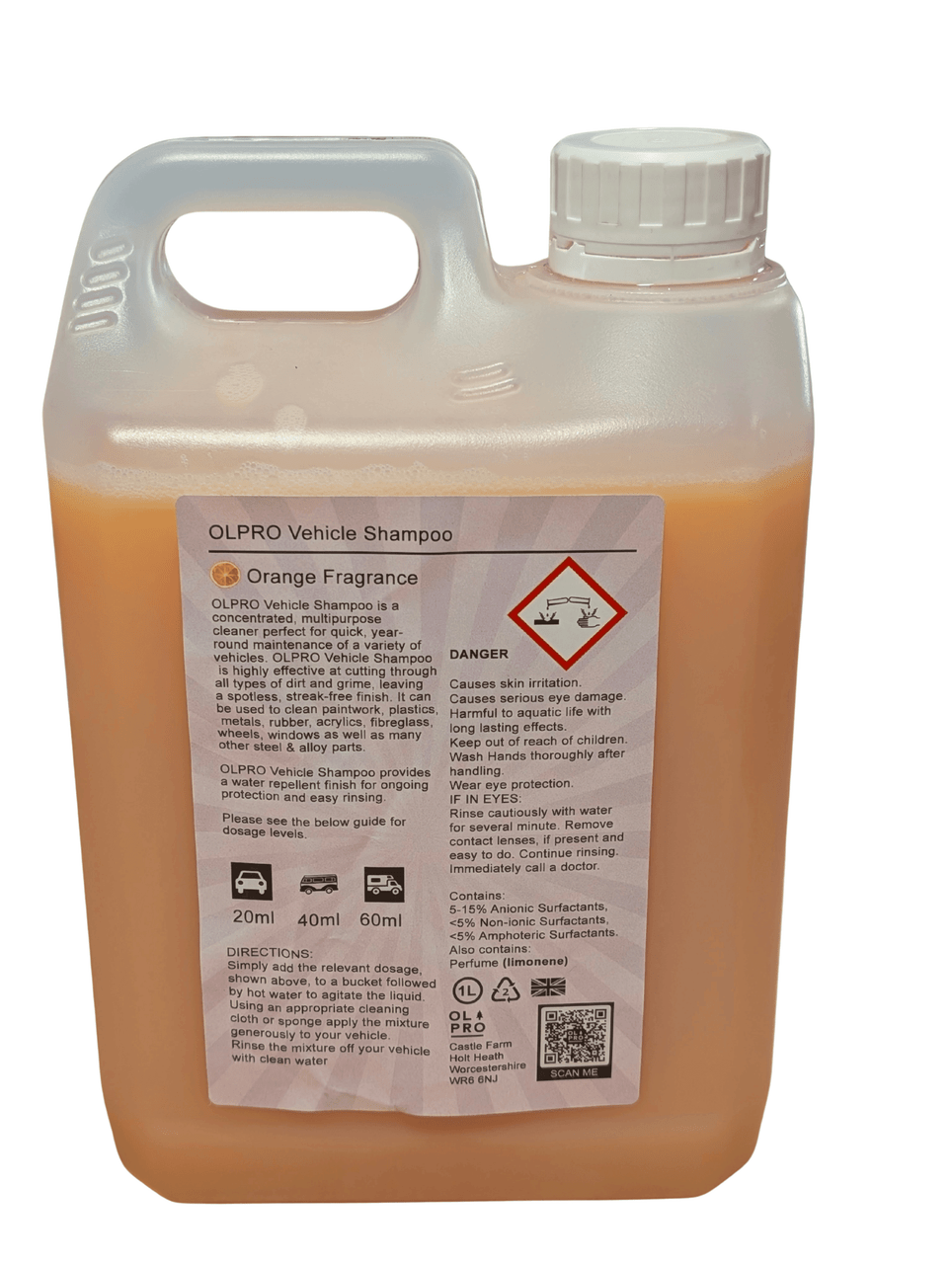 OLPRO - Car Shampoo Wash - 2 Litre | OL4191