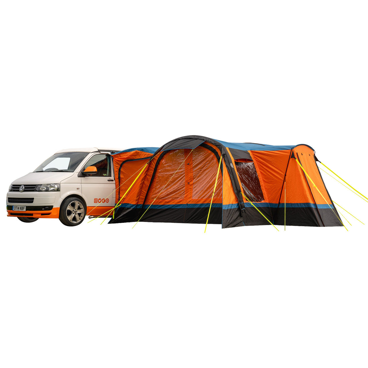 OLPRO - Cocoon Breeze® V2 Campervan Awning Blue and Grey | OB134