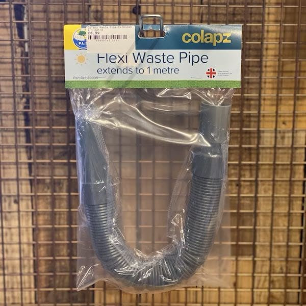 Colapz - waste pipe extends to 1m