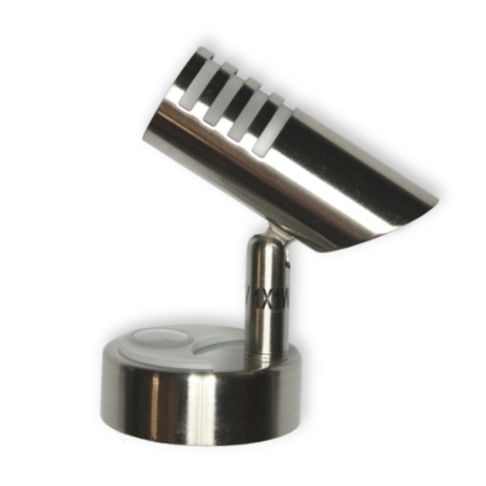Diametic satin nickle spotlight