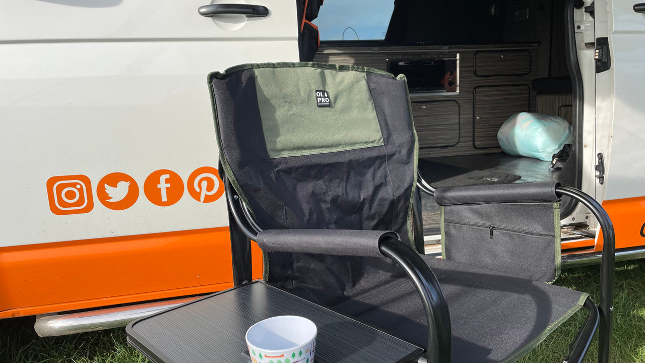 OLPRO - Directors Chair Green & Black | FU109