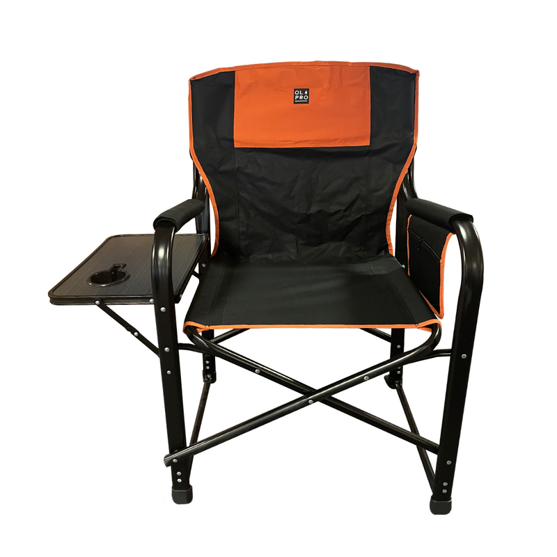 OLPRO - Directors Chair Orange & Black | FU110