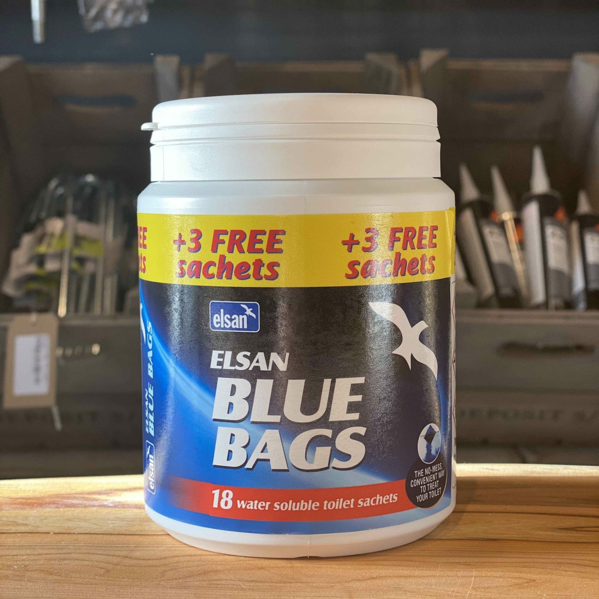 Elsan - Chemical Toilet Bags-Blue, 21 Count (Pack of 1)