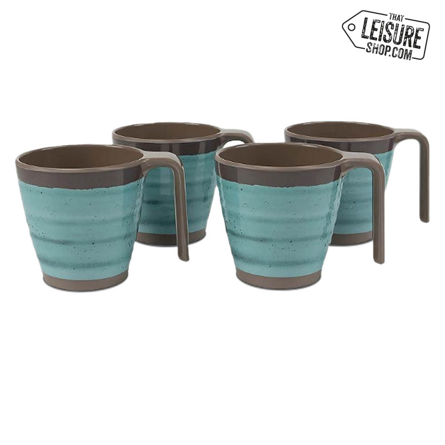 Bo-Camp - Halo Mug | Melamine | 4 Pcs