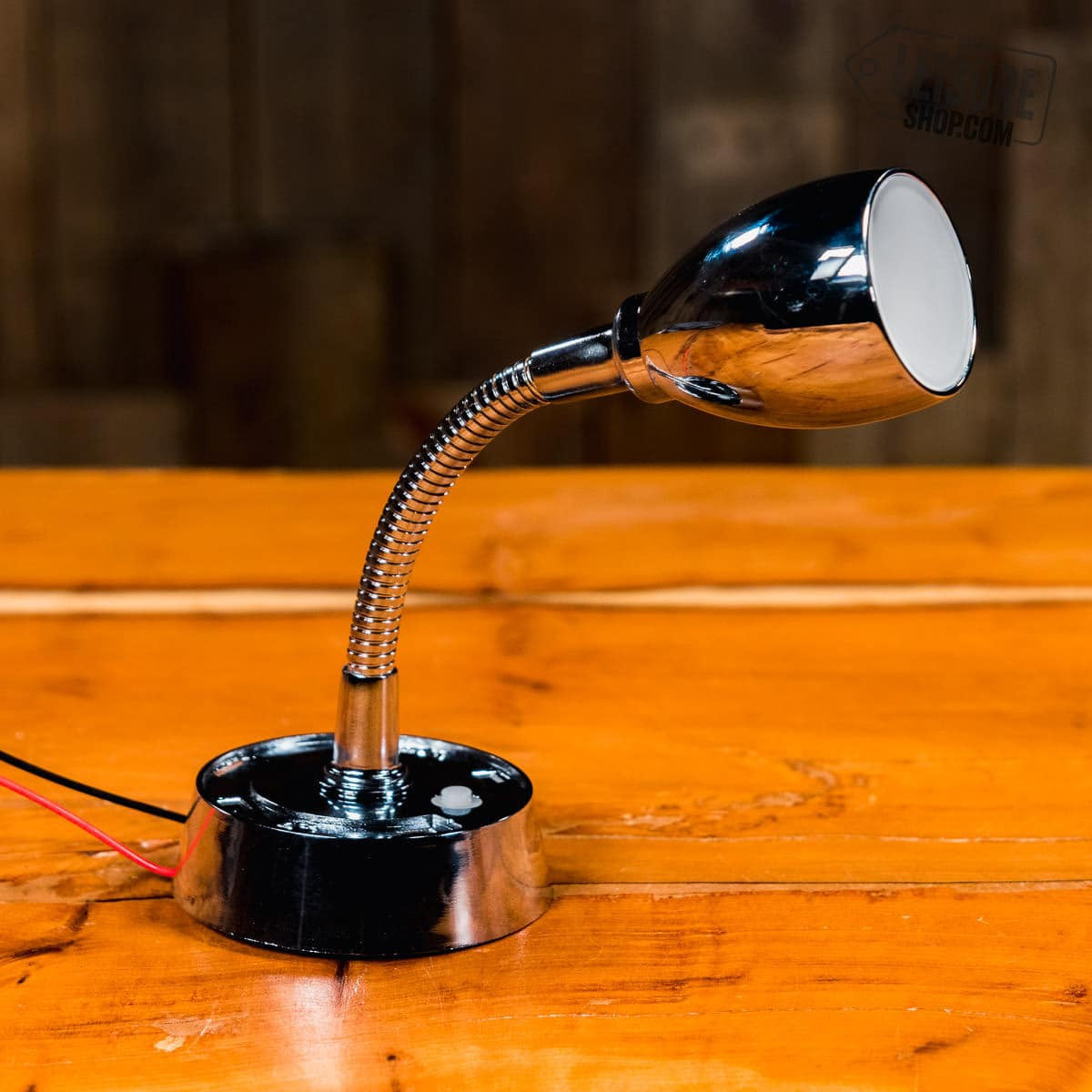 Hercules chrome switched flexi spotlight with USB