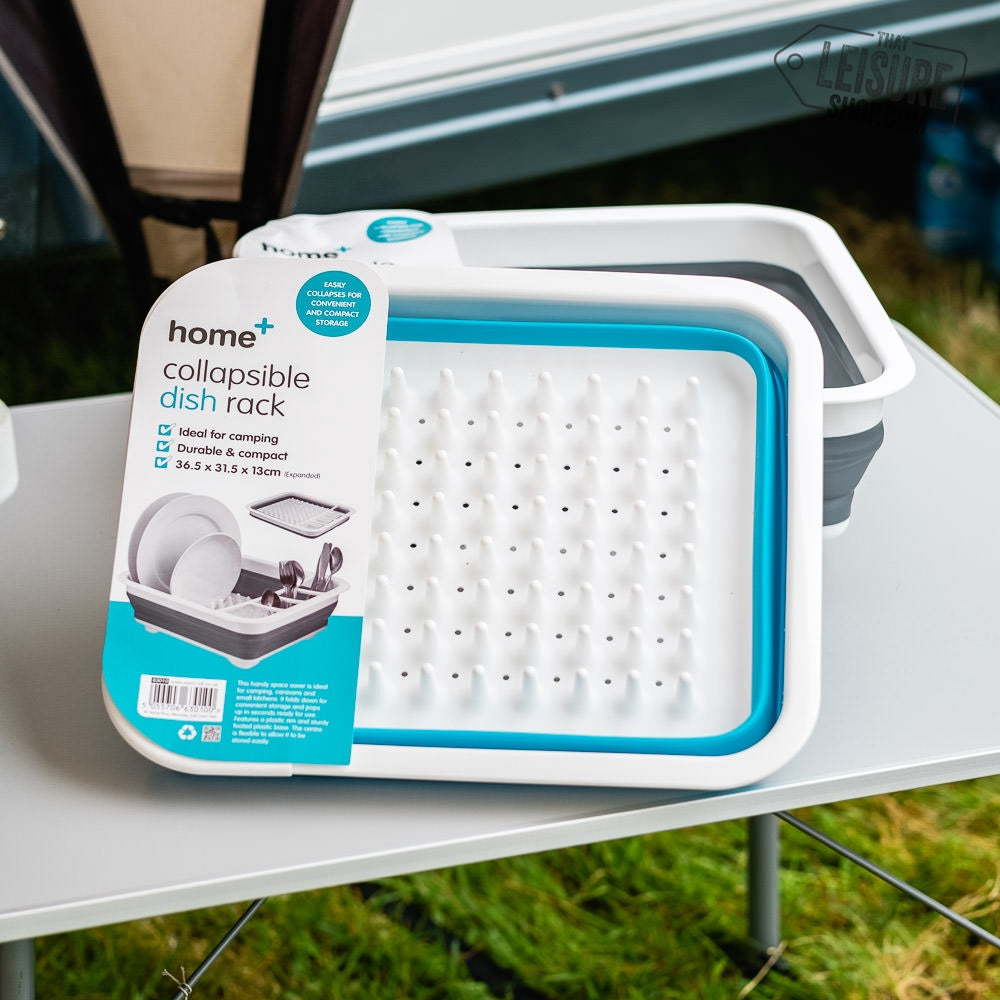 Home+ collapsible dish rack and drainer