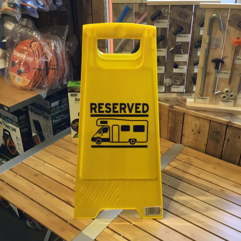 PLS - Motorhome reserved sign
