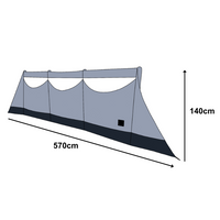 OLPRO - Inflatable Charcoal Windbreak | OB667