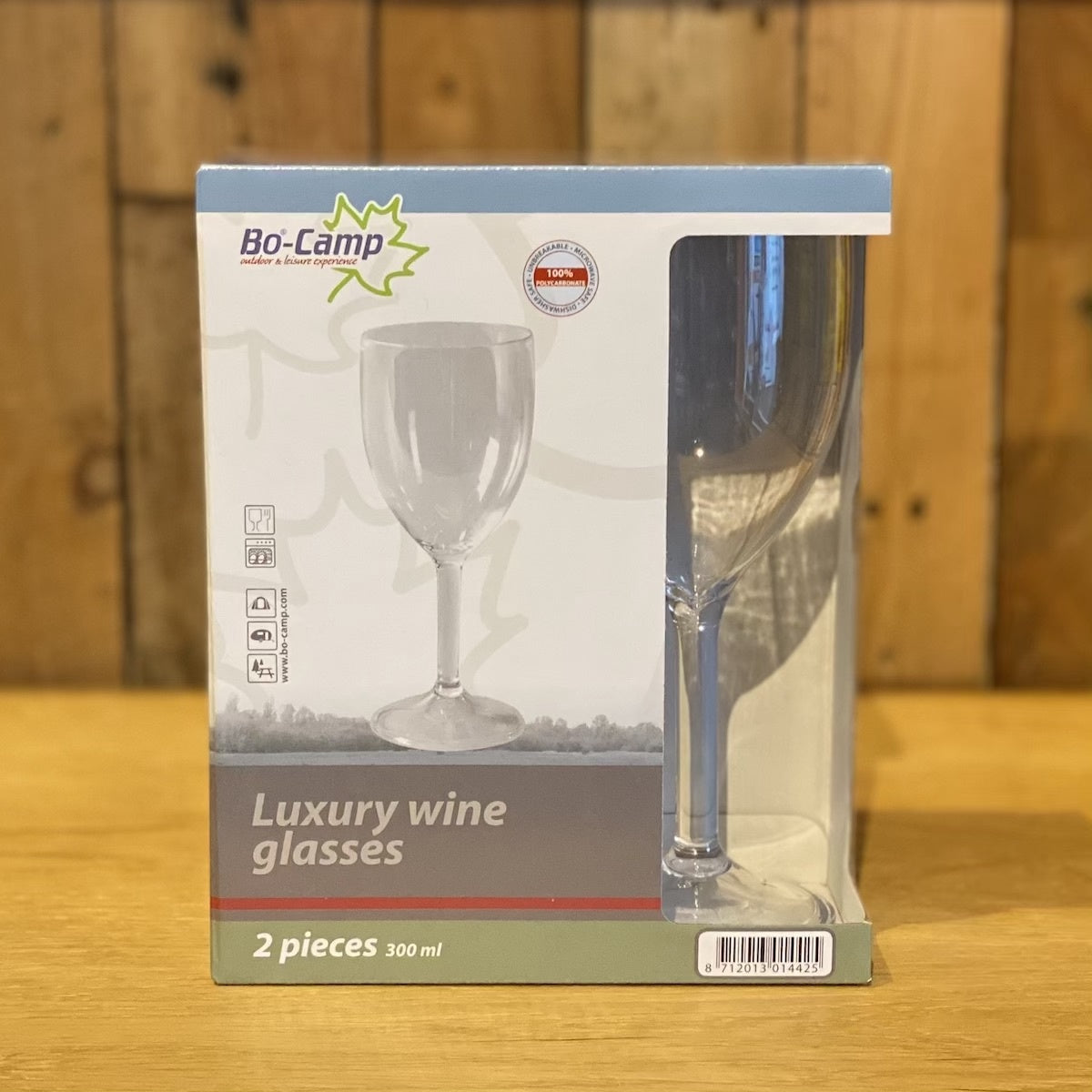 Bo-Camp luxury unbreakable acrylic wine glasses
