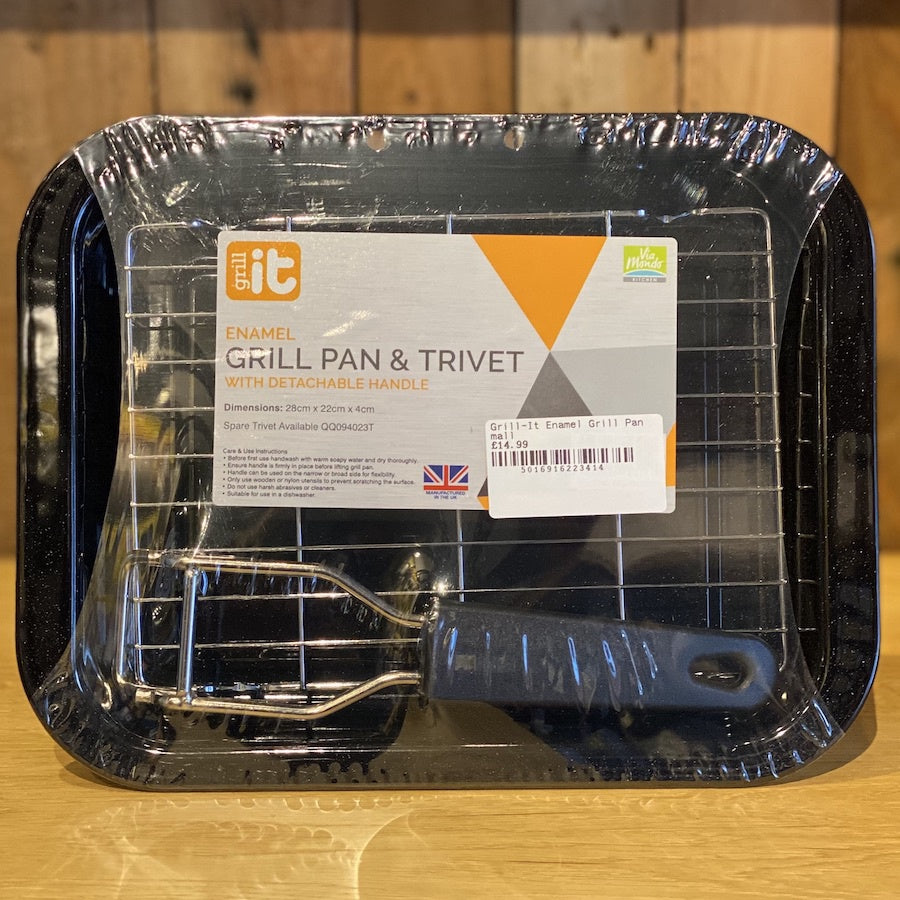 Grill-It enamel grill pan and trivet