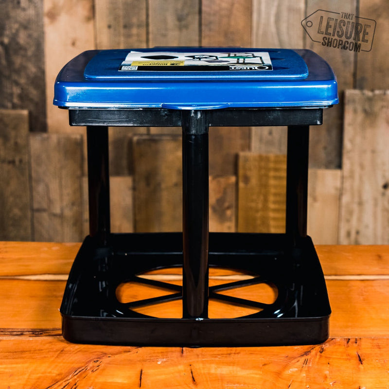 Multi-height collapsible waste bin