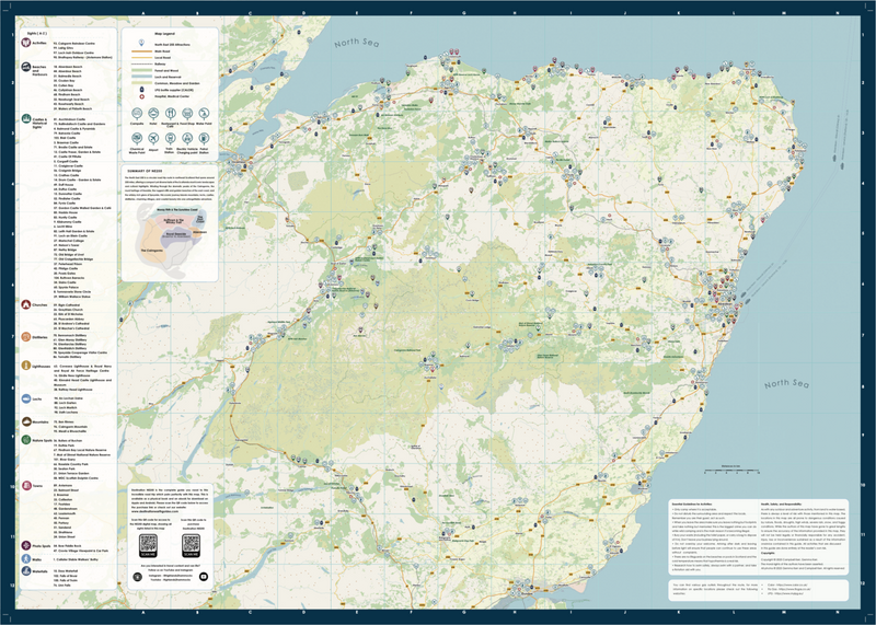 North East 250 Road Trip Map by Gemma and Campbell (Highlands2Hammocks)