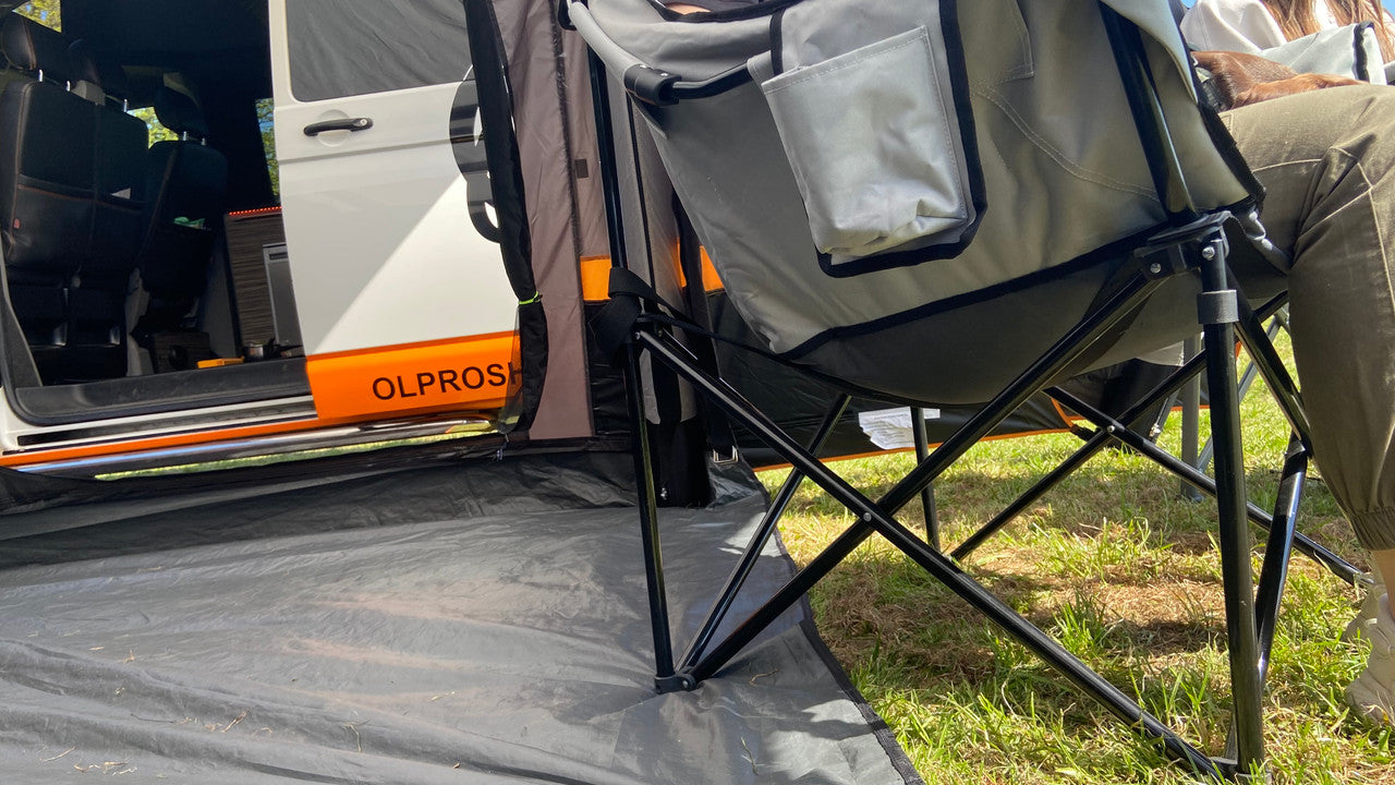 OLPRO - Olympus XL Camping Chair Grey and Charcoal | FU103
