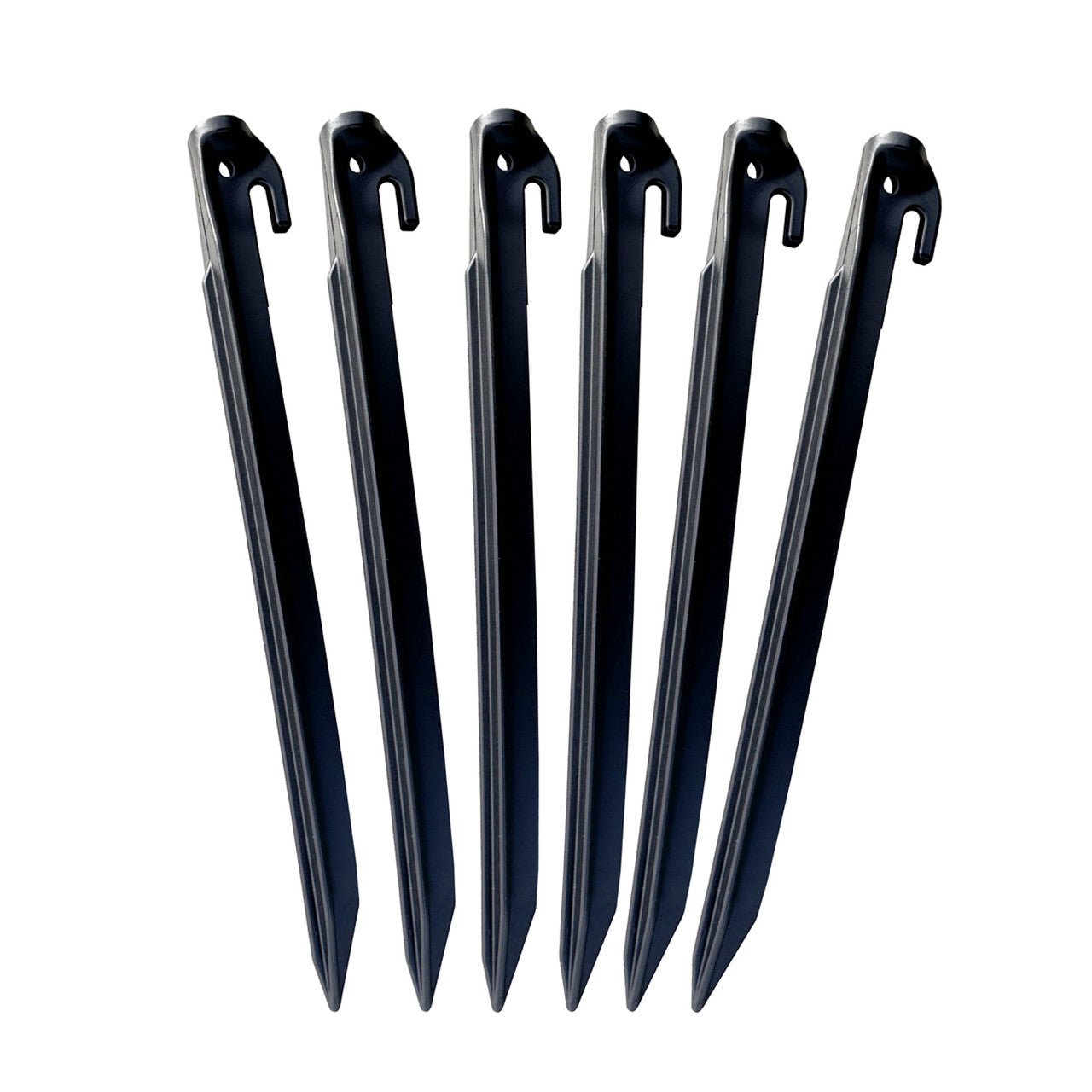OLPRO - Pack of 6 Extra Long and Strong 30cm Nylon Tent Peg | OL521