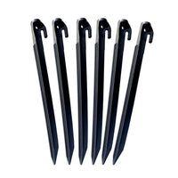 OLPRO - Pack of 6 Extra Long and Strong 30cm Nylon Tent Peg | OL521
