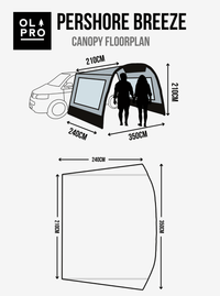 OLPRO - Pershore Breeze® Campervan Canopy | OS105