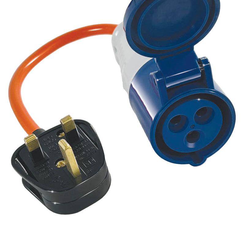 Belmont Leisure - UK 13A plug to 16A Hook up Adaptor