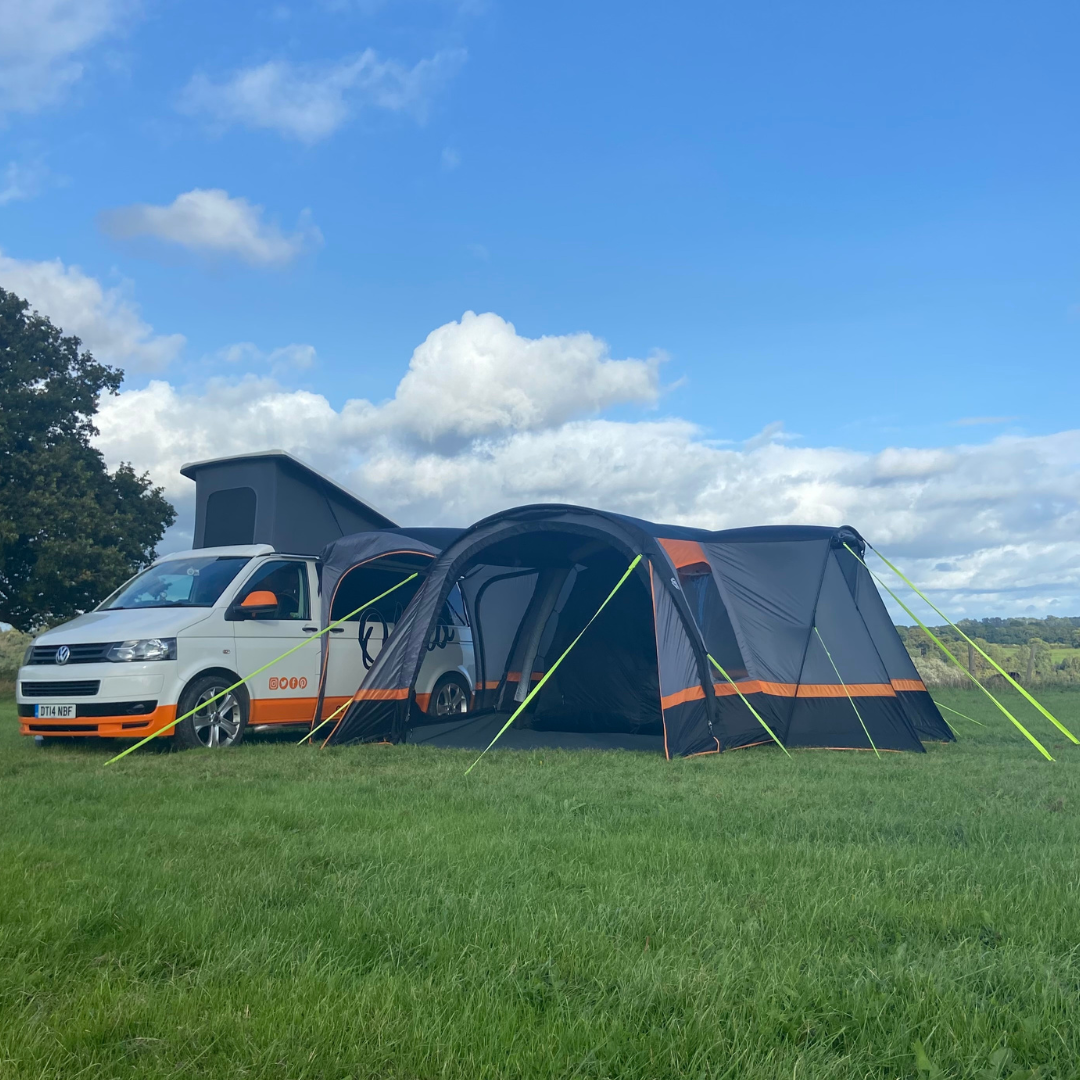 OLPRO - Cocoon Breeze® V2 Campervan Awning Blue and Grey | OB134