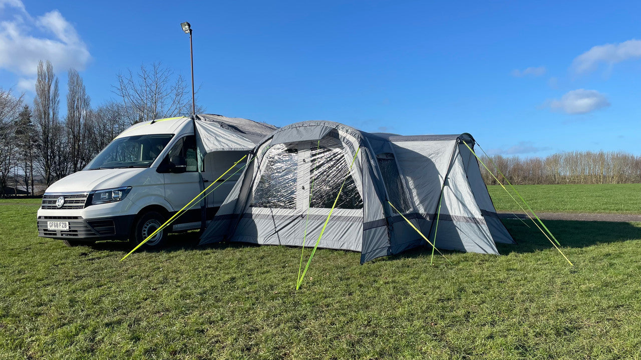 OLPRO - Cocoon Breeze® V2 Tall Tunnel Motorhome Awning (Grey) | OB148