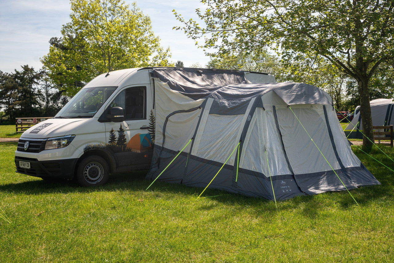 OLPRO - Loopo Breeze® V2 Tall Tunnel Motorhome Awning (Grey) | OB149
