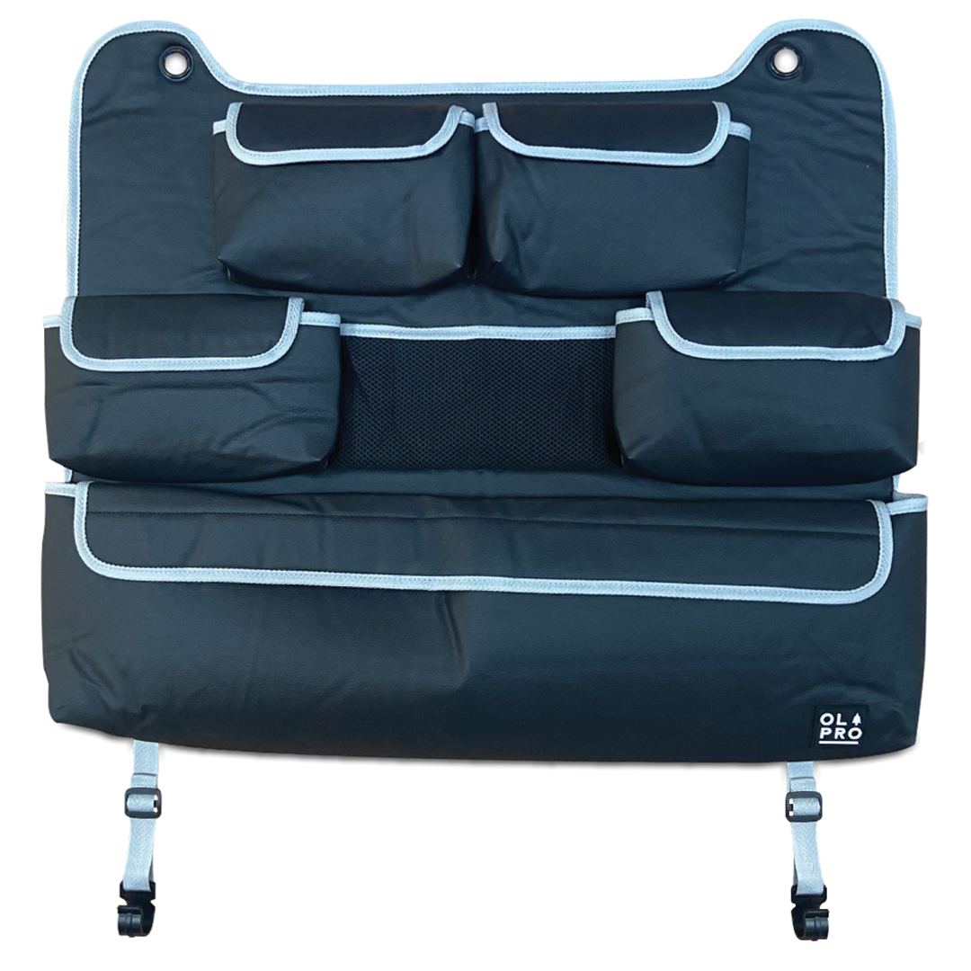 OLPRO - Rear Double Seat Storage Organiser - Grey | OL646